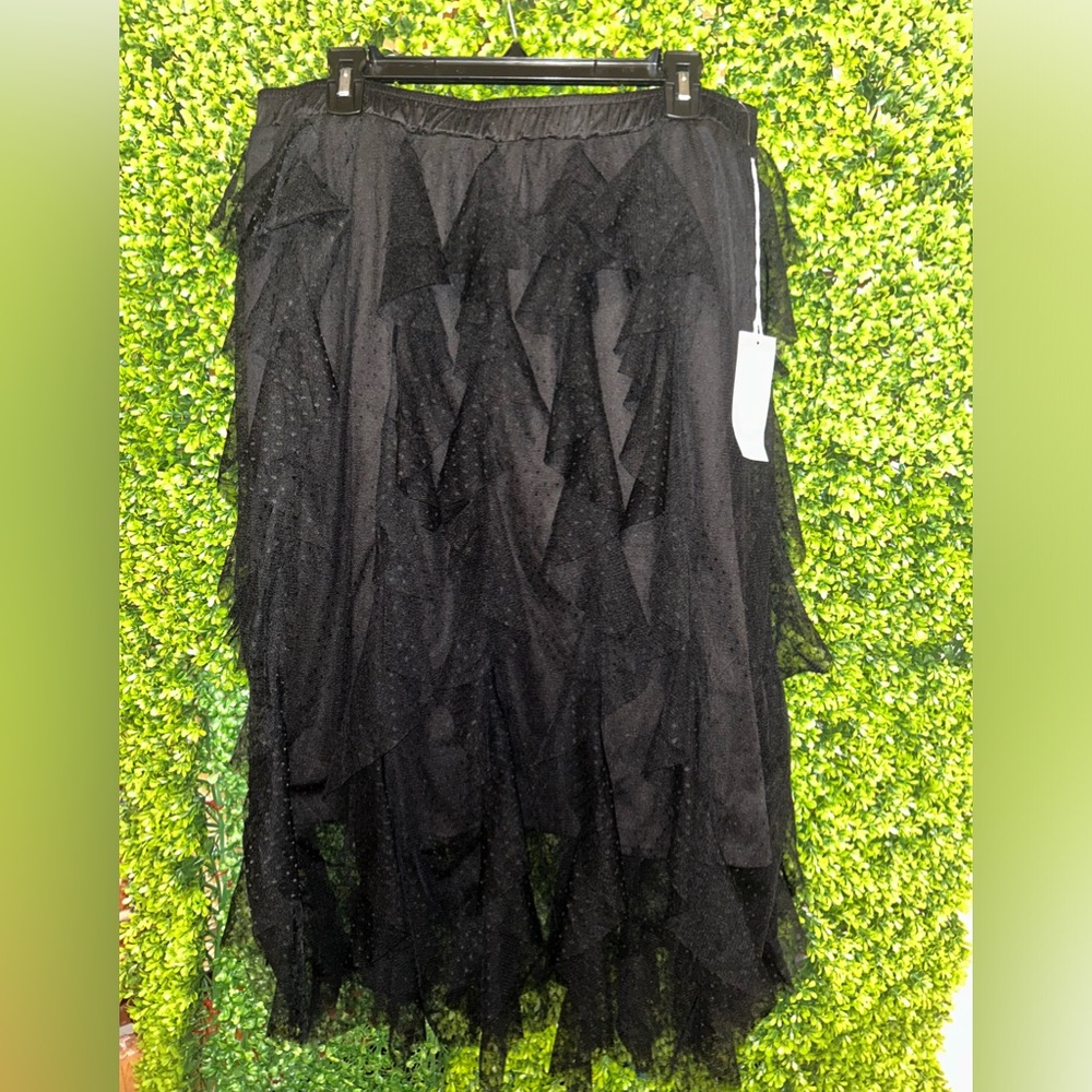 Midi Black Skirt